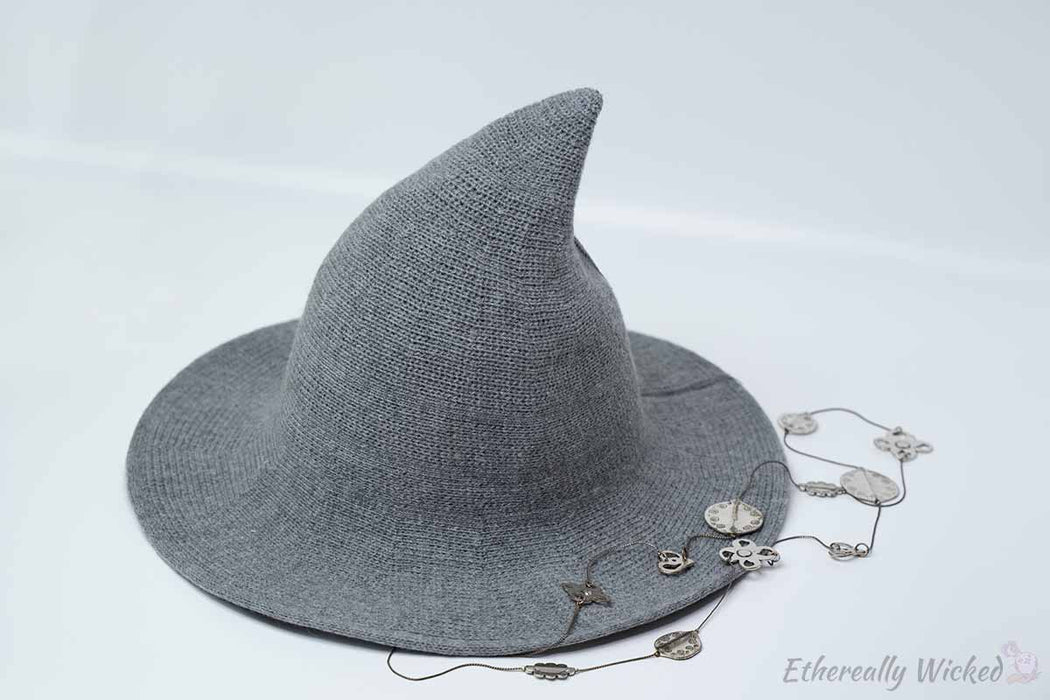 Ethereally Wicked Hats Grey The Modern Witches Hat - Spring Edition