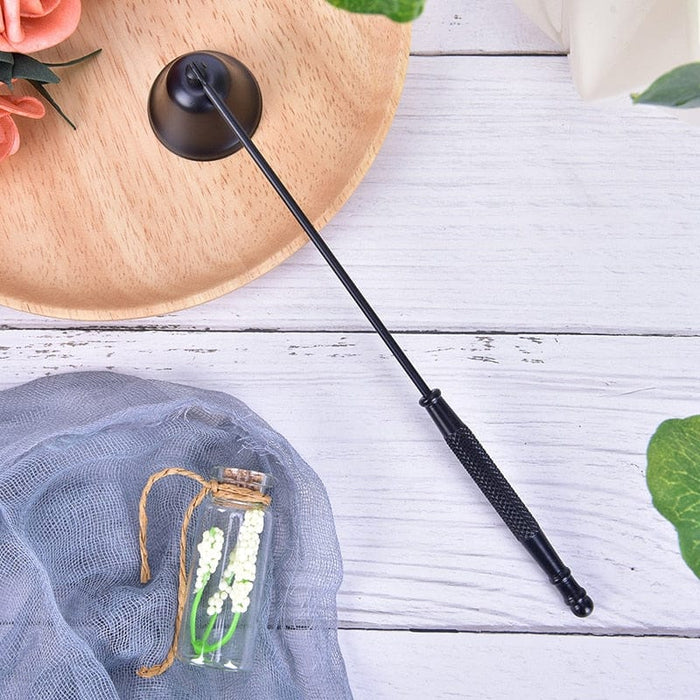 Ethereally Wicked 0 Black Wedding Candle Fire Extinguisher Stainless Steel Candles Wick Trimmer Oil Lamp Scissor Cutter Bell Shaped Scented Candle Snuffer