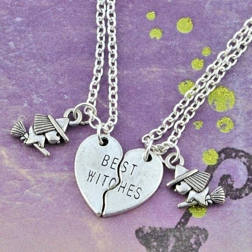 Ethereally Wicked Jewelry Best Witches Friendship Necklace