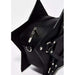 Ethereally Wicked Black Leather Pentacle Shoulder Bag