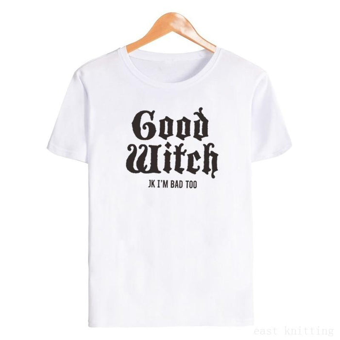 Ethereally Wicked T Shirt White / S Bad Witch Good Witch  T-Shirt