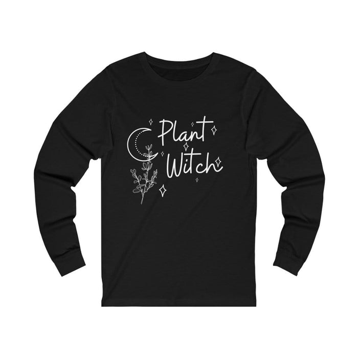 Printify Long-sleeve Black / S Plant Witch Long Sleeve