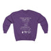 Printify Sweatshirt Purple / S Light My Candles Sweatshirt