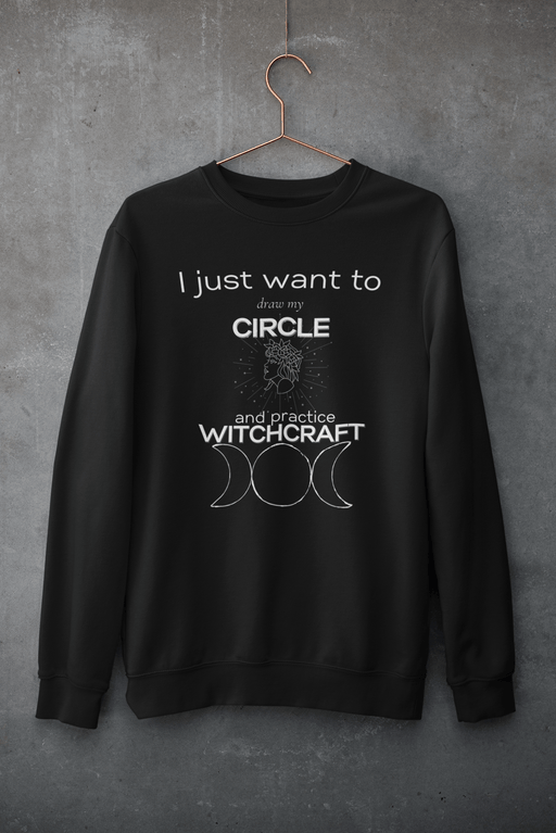 Printify Sweatshirt S / Black Practice Witchcraft