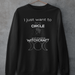 Printify Sweatshirt S / Black Practice Witchcraft