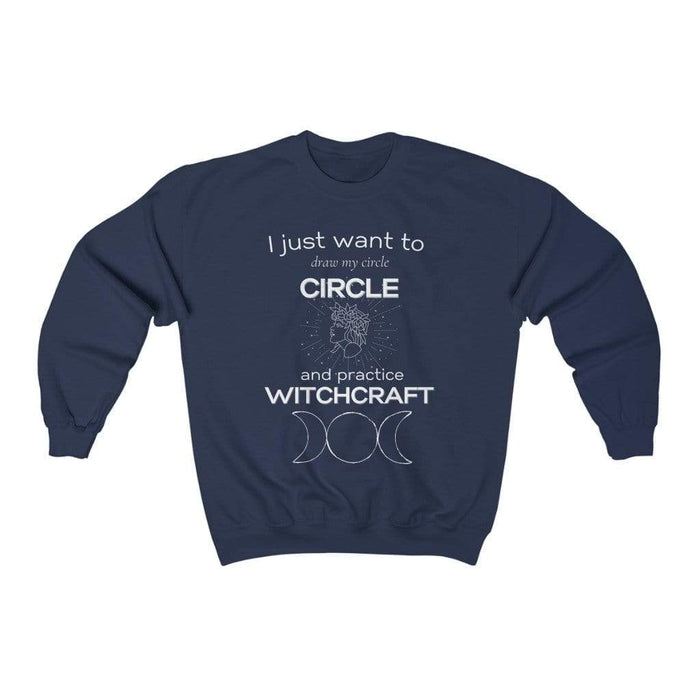 Printify Sweatshirt S / Navy Practice Witchcraft