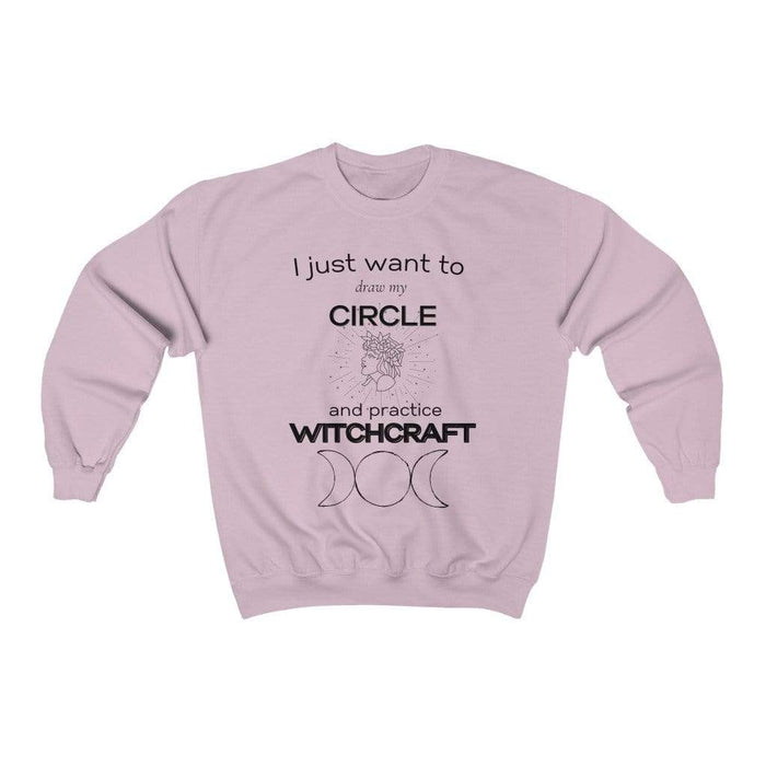 Printify Sweatshirt L / Light Pink Practice Witchcraft
